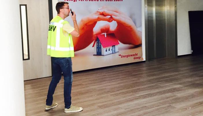 oefening ontruimimg tijdens BHV cursus zwolle