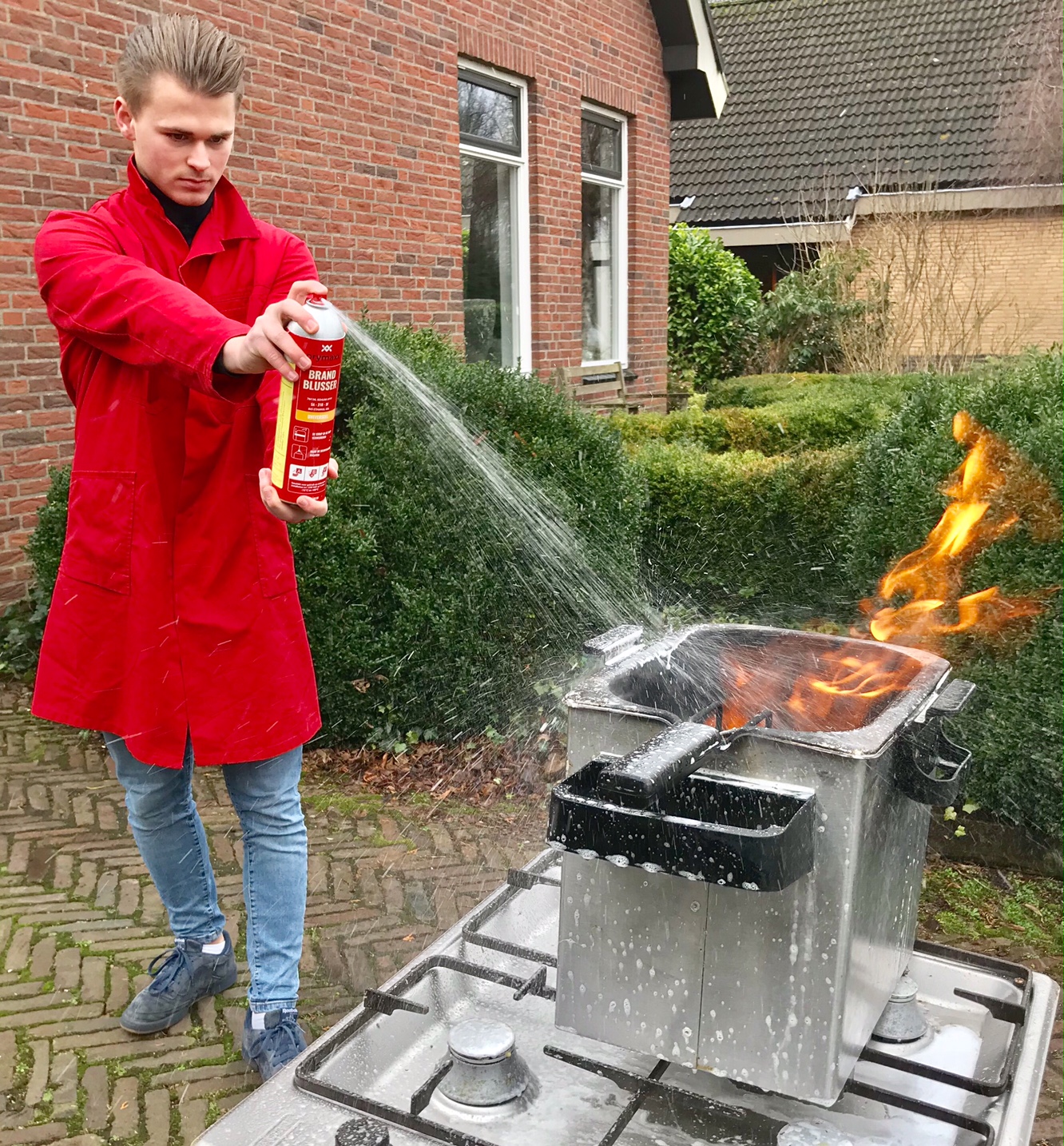 spray brandblusser