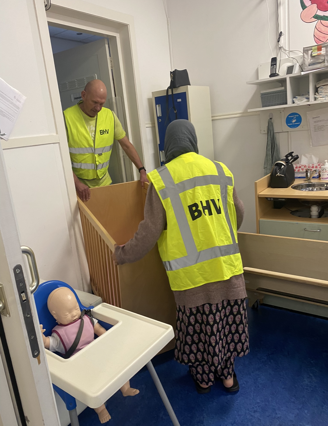 Kinder dagverblijf ontruimen